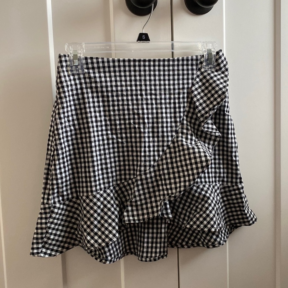 Gingham skirt